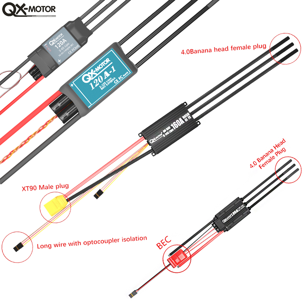 20A-120A Brushless ESC Speed C - đánh giá và giá Drone Gimbal Controller