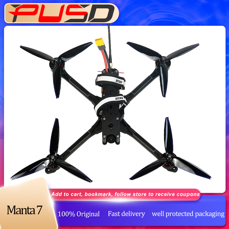 PUSD 7inch Manta 7 X Lite Free - đánh giá và giá Drone Gimbal 3 Axis