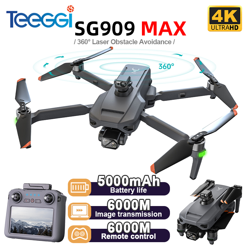 Teeggi SG909 MAX GPS Drone Wit - đánh giá và giá Drone Gimbal Brushless