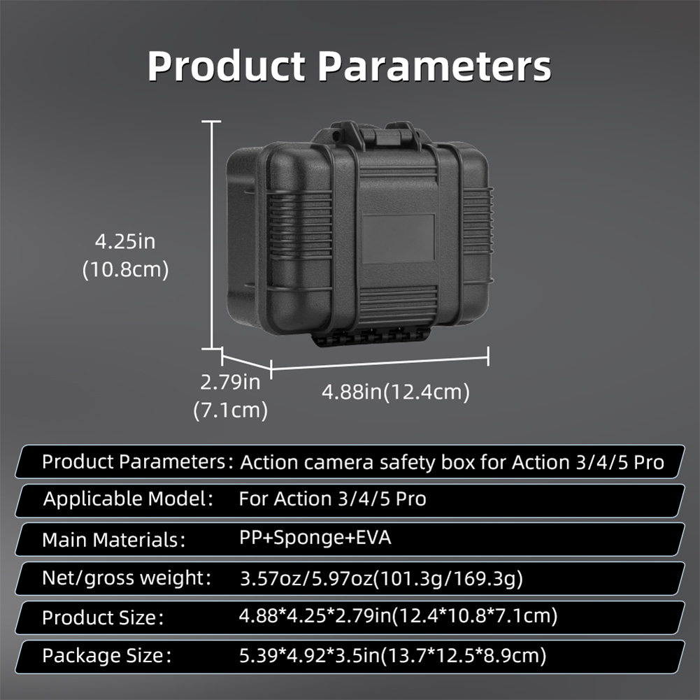 Hard Case Waterproof Box for D - đánh giá và giá Drone Gimbal Case