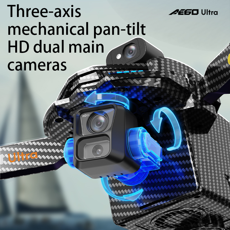 AE60 GPS Drone Professional 8K - đánh giá và giá Drone Gimbal Brushless
