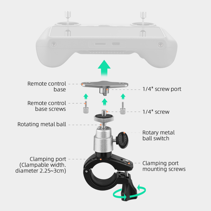 Bike Clip Mount for DJI Mini 3 - đánh giá và giá Dji Drone Mini 4 Pro