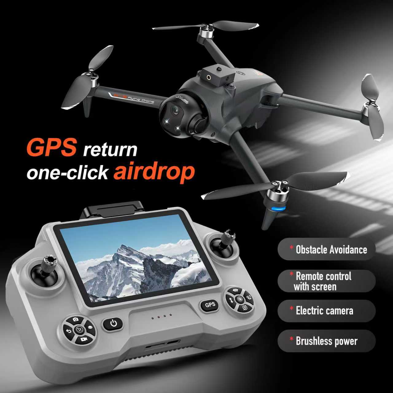 YL059 FPV GPS Quadcopter Drone - đánh giá và giá Drone Gimbal 2 Axis